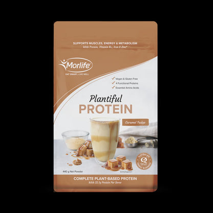 Morlife - Plantiful Protein Caramel Fudge 440g