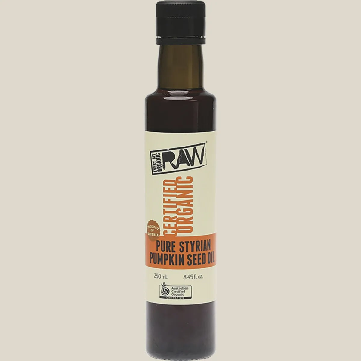 Every Bit Organic -  Pumpkin Seed Oil Pure Styrian Cold Pressed Unrefined 250ml