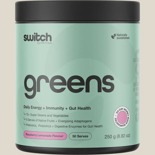Switch Nutrition - Greens Raspberry Lemonade 250g