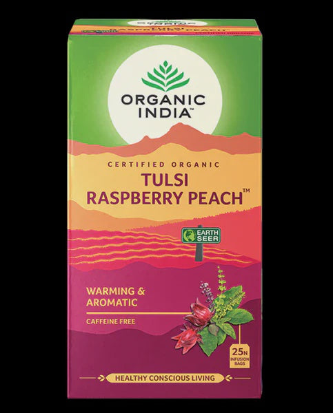 Organic India - Tulsi Raspberry & Peach 25 Bags