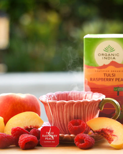 Organic India - Tulsi Raspberry & Peach 25 Bags