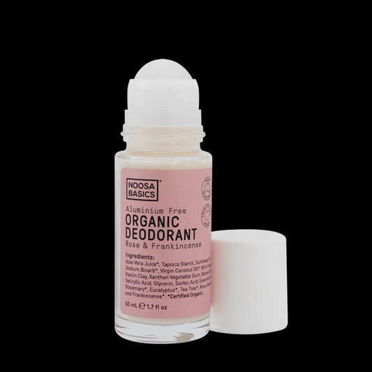 Noosa Basics - Organic Deodorant  Rose & Frankincense Roll On