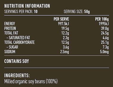 Lotus - Soy Flour Organic 500g