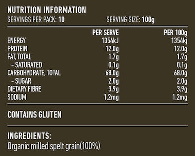 Lotus - Organic Spelt Flour White