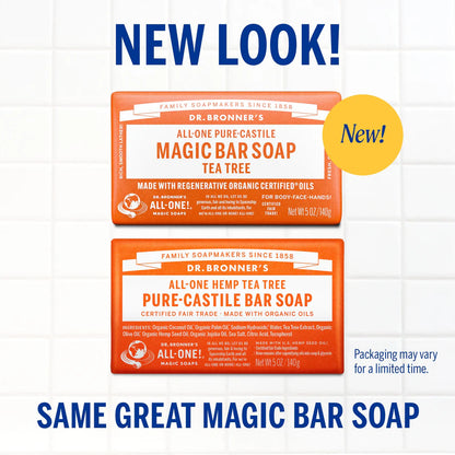 Dr Bronner's - Magic Bar Soap - Tea Tree