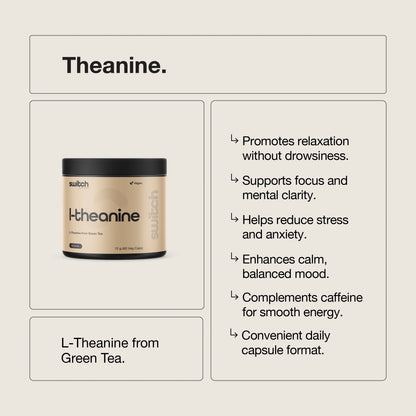 Switch - L-Theanine  60 Capsules