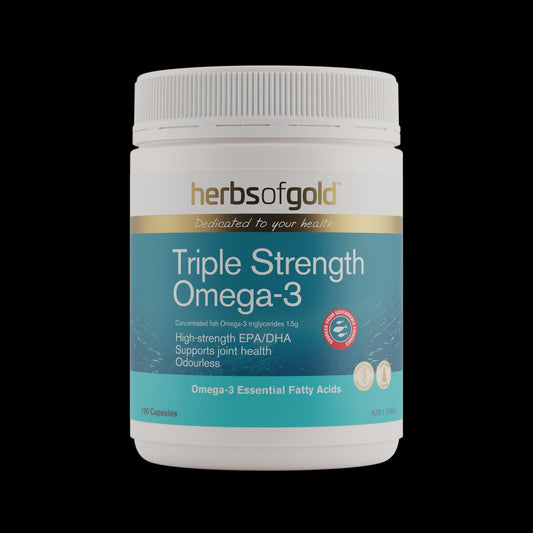 Herbs of Gold - Triple Strength Omega 3 150 Capsules