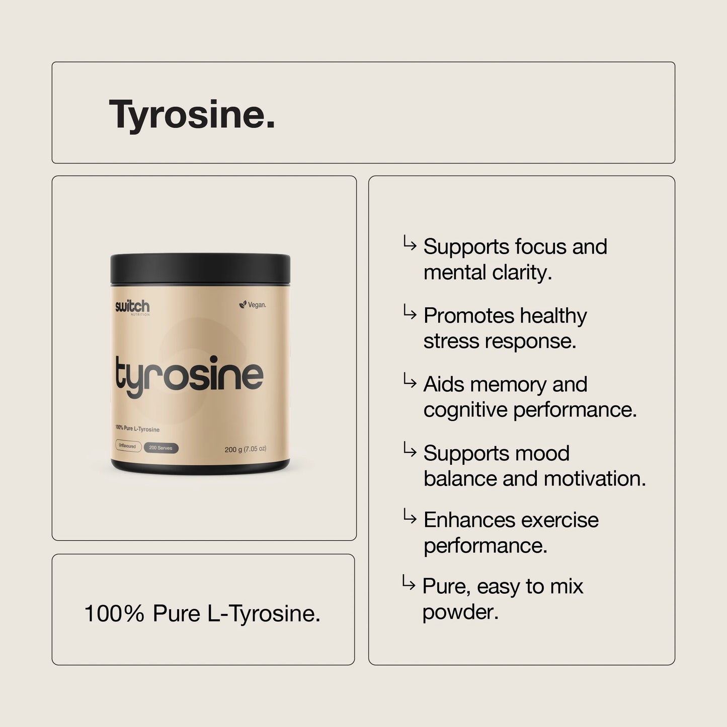 Switch - Tyrosine Powder 200g