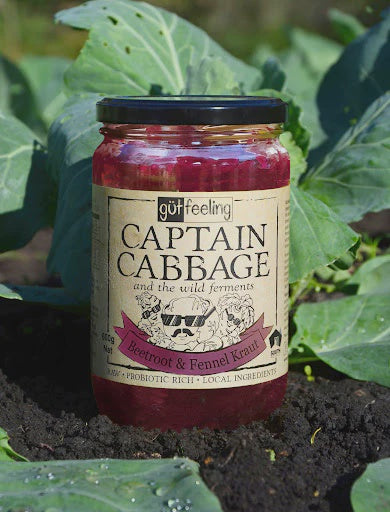 Gut Feeling Fermentation - Captain Cabbage Beet & Fennel 600g