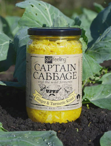 Gut Feeling Fermentation - Captain Cabbage Ginger & Turmeric 480g