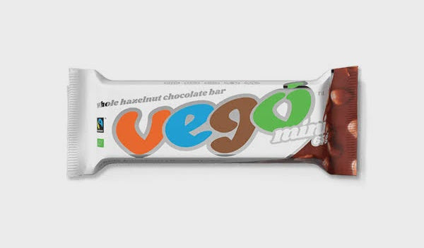 Vego Chocolate - Hazelnut Chocolate Bar 65g